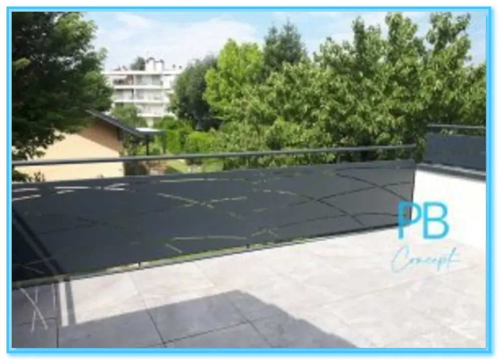 RAMBARFDS TERRASSE AVEC DECOUPE LASER